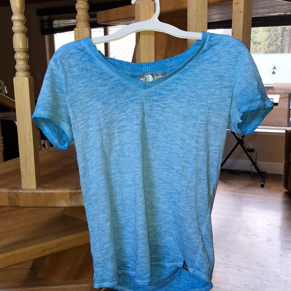North face blue T-shirt